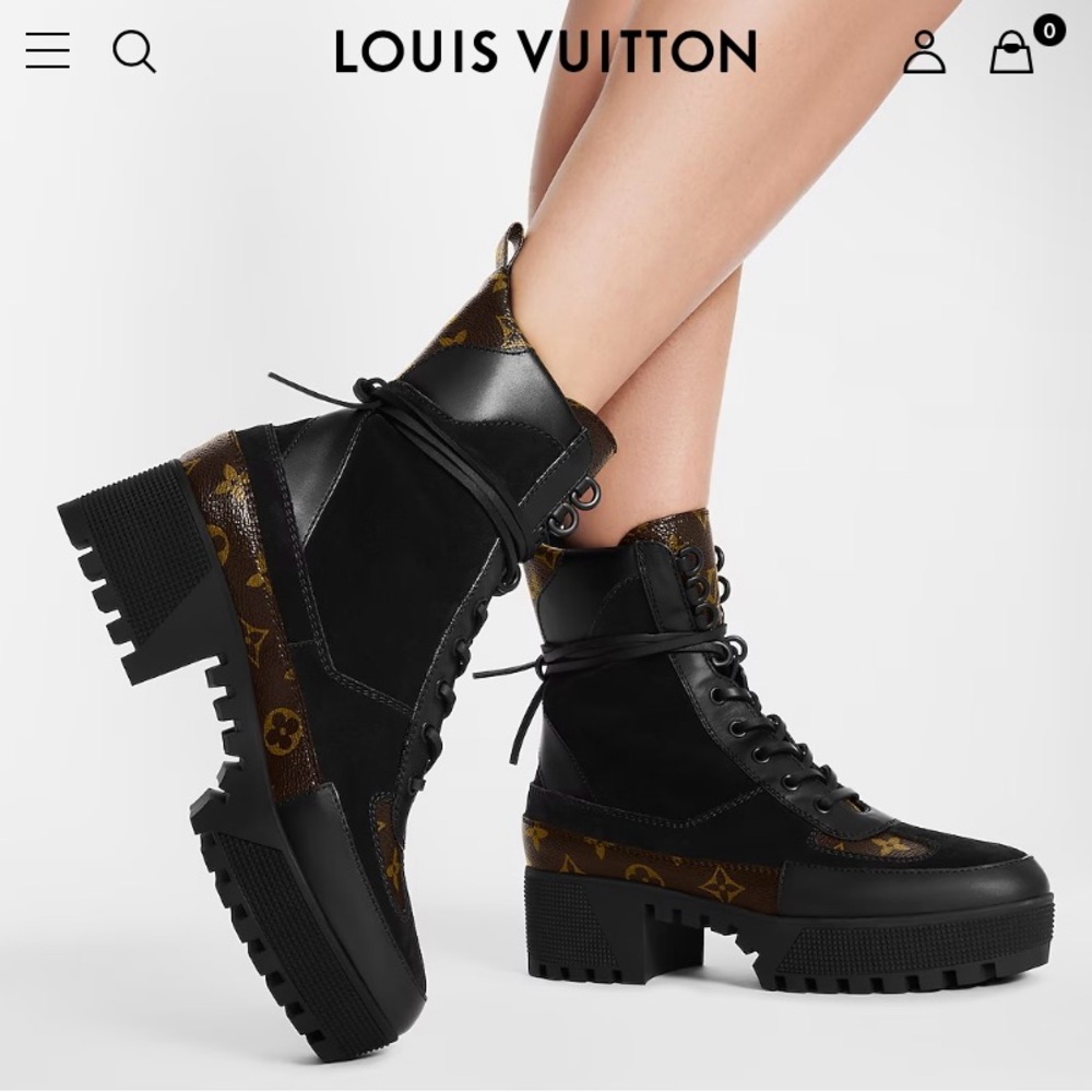 Louis Vuitton combat boot